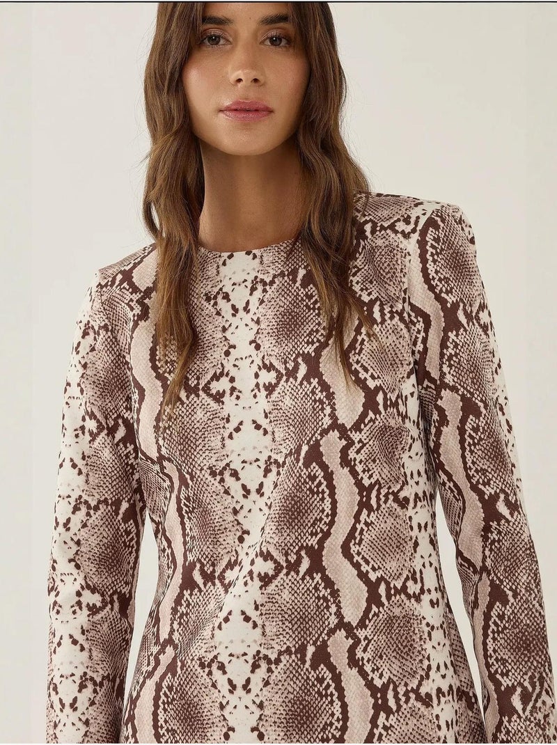 Mini-robe à motifs Multicolore - Kiabi