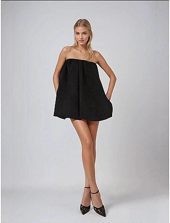 Mini-robe ballon sans bretelles hiccup