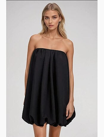 Mini-robe ballon sans bretelles hiccup