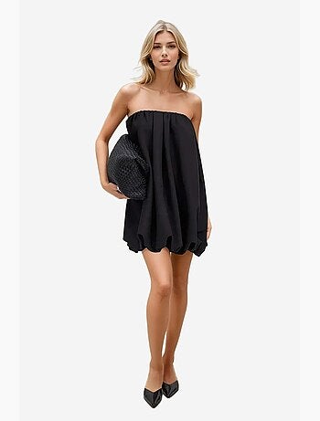 Mini-robe ballon sans bretelles hiccup