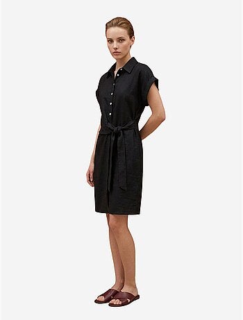 Mini robe-chemise en popeline de coton my fashion
