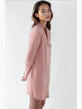 Mini-robe décontractée à col chemise hiccup