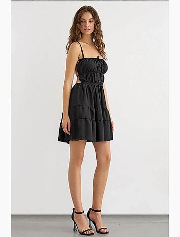 Mini-robe en coton avec détails noués hiccup