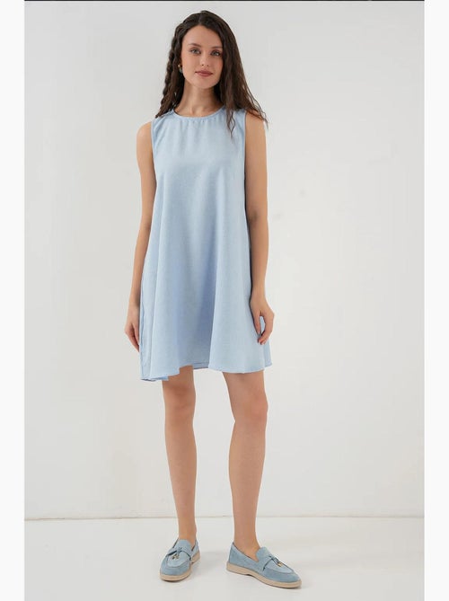 Mini-robe en lin bdart - Kiabi