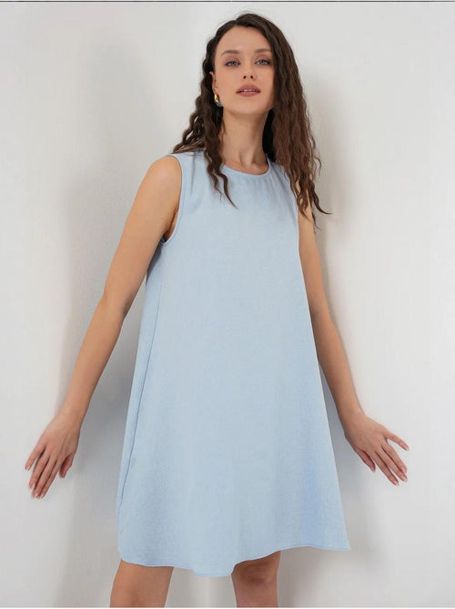 Mini-robe en lin bdart - Kiabi