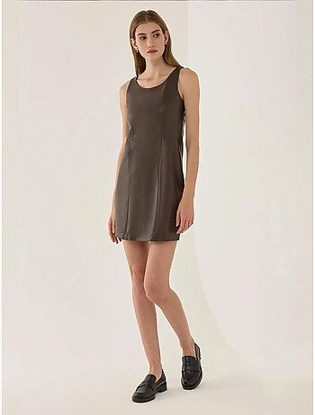 Mini-robe en similicuir hiccup