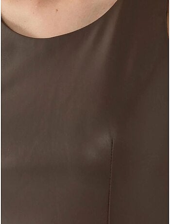 Mini-robe en similicuir hiccup