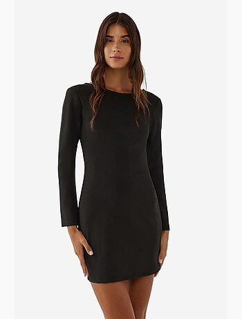 Mini-robe moulante avec décolleté dans le dos hiccup
