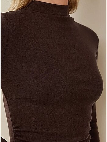 Mini-robe moulante en modal doux au toucher