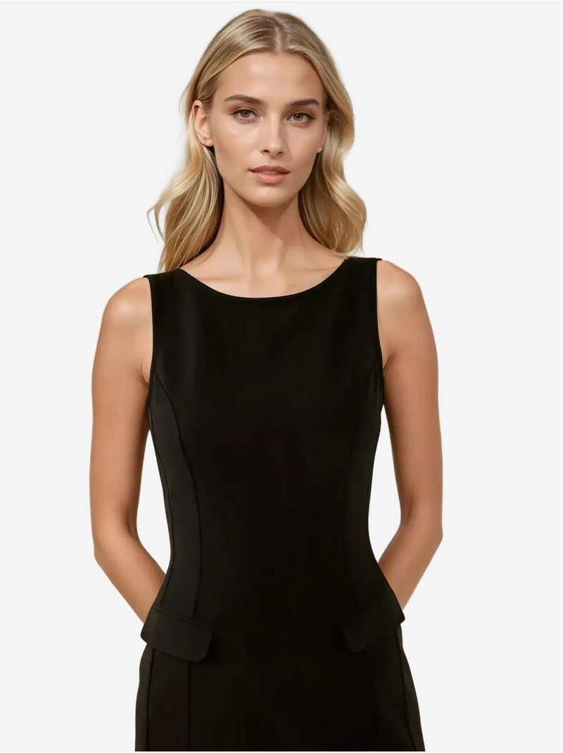 Mini-robe volumineuse sur mesure Noir - Kiabi