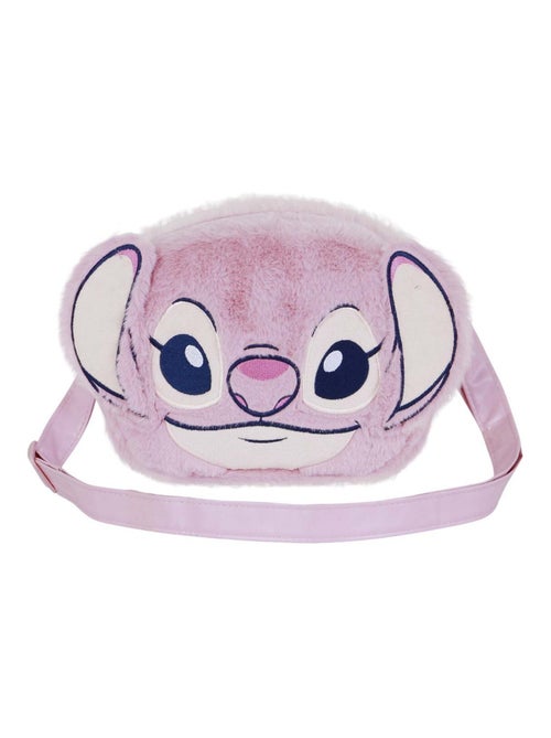 Mini Sac à Bandoulière Plush - Disney Lilo et Stitch Angel Heart - Rose - Taille Unique - Kiabi