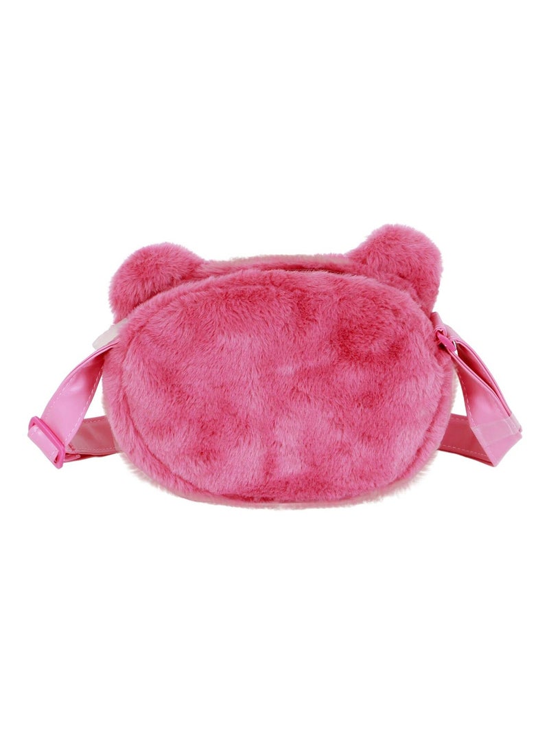 Mini Sac à Bandoulière Plush - Disney Ours Lotso Strawberry - Rose - Taille Unique Rose - Kiabi