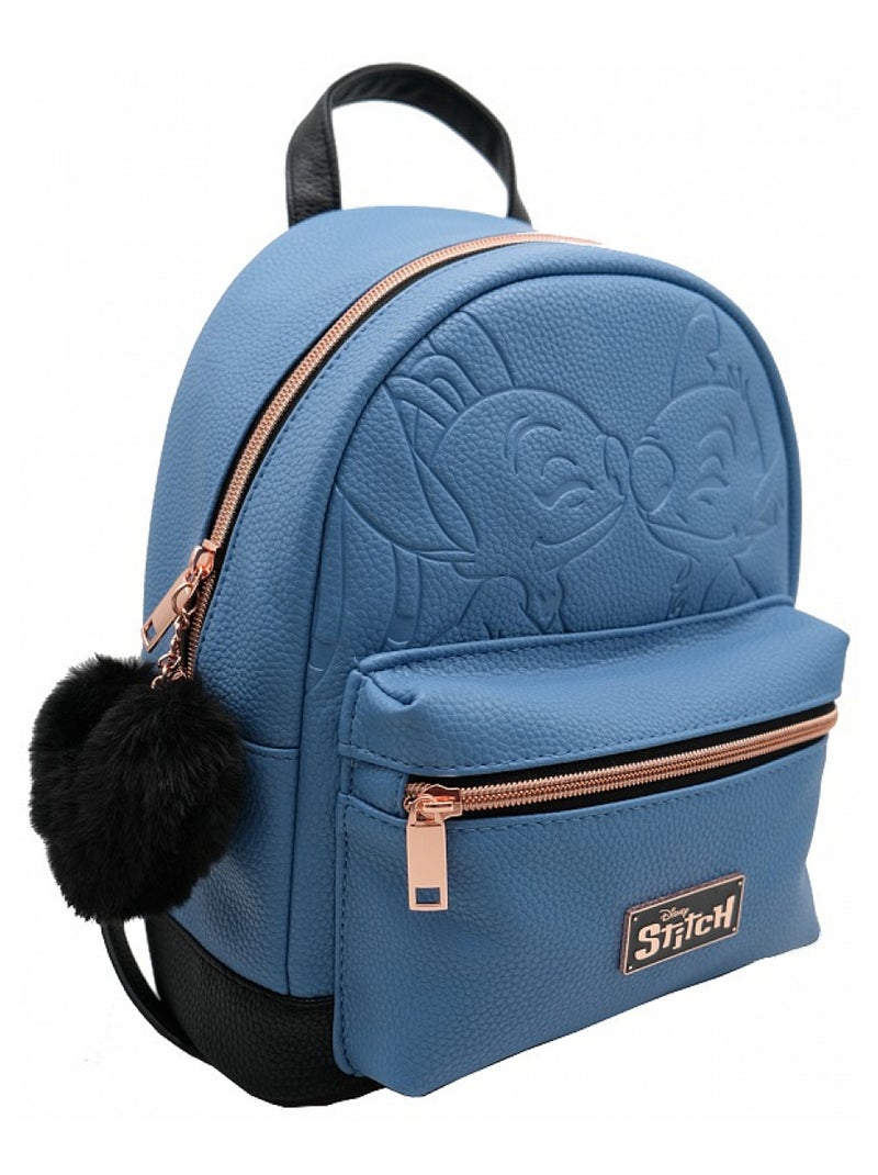 Mini Sac a dos  Stitch et Angel Bleu - Kiabi