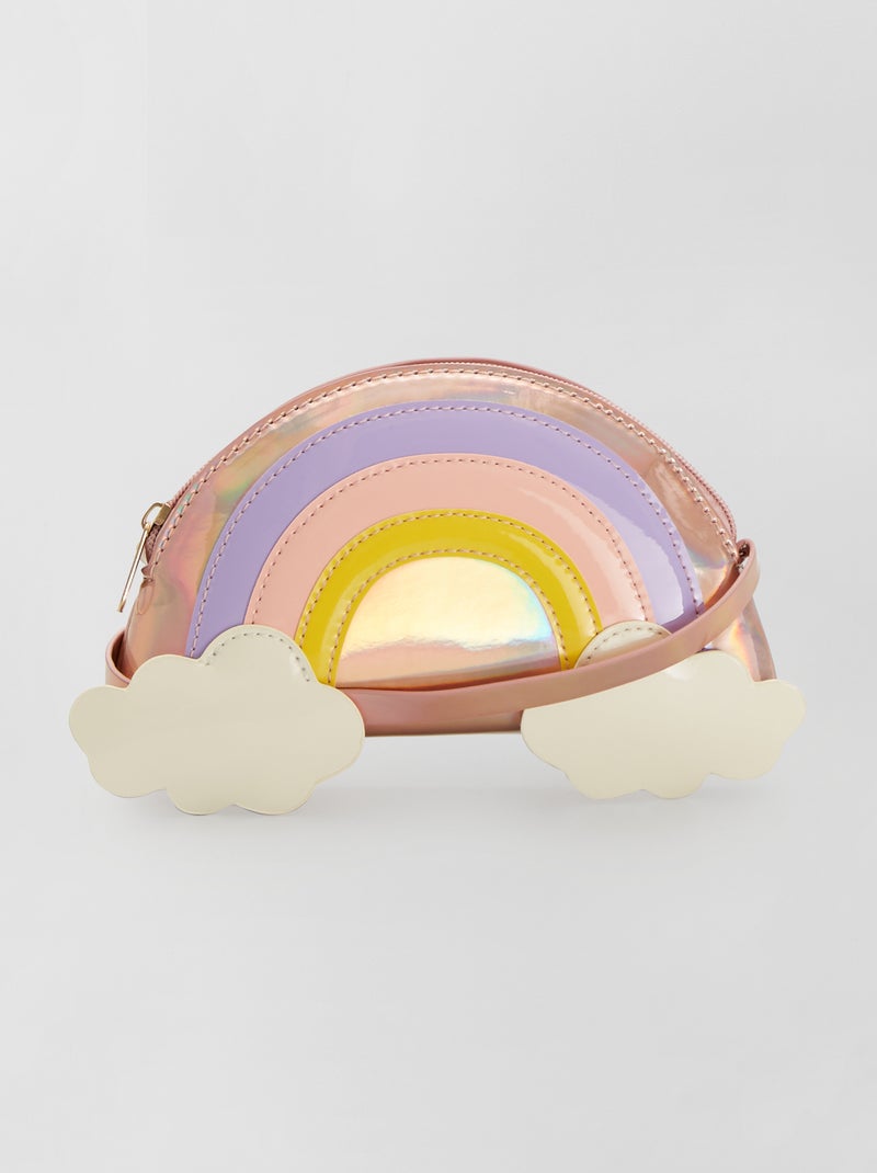 Mini sac irisé 'arc-en-ciel' multicolore - Kiabi