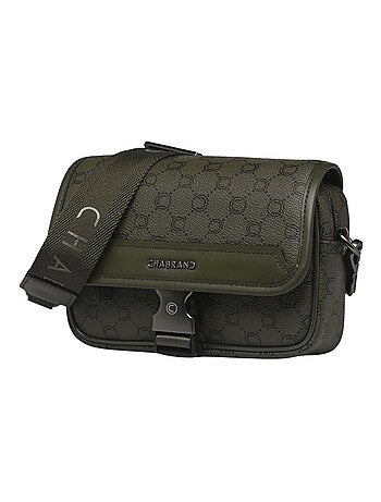 Mini-Sacoche Chabrand Toile Enduite Cuir -