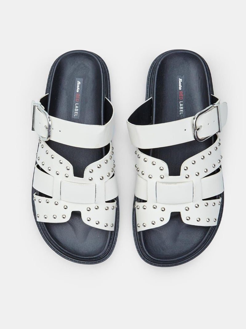 Mini Sandales cloutées  BATA RED LABEL Blanc - Kiabi