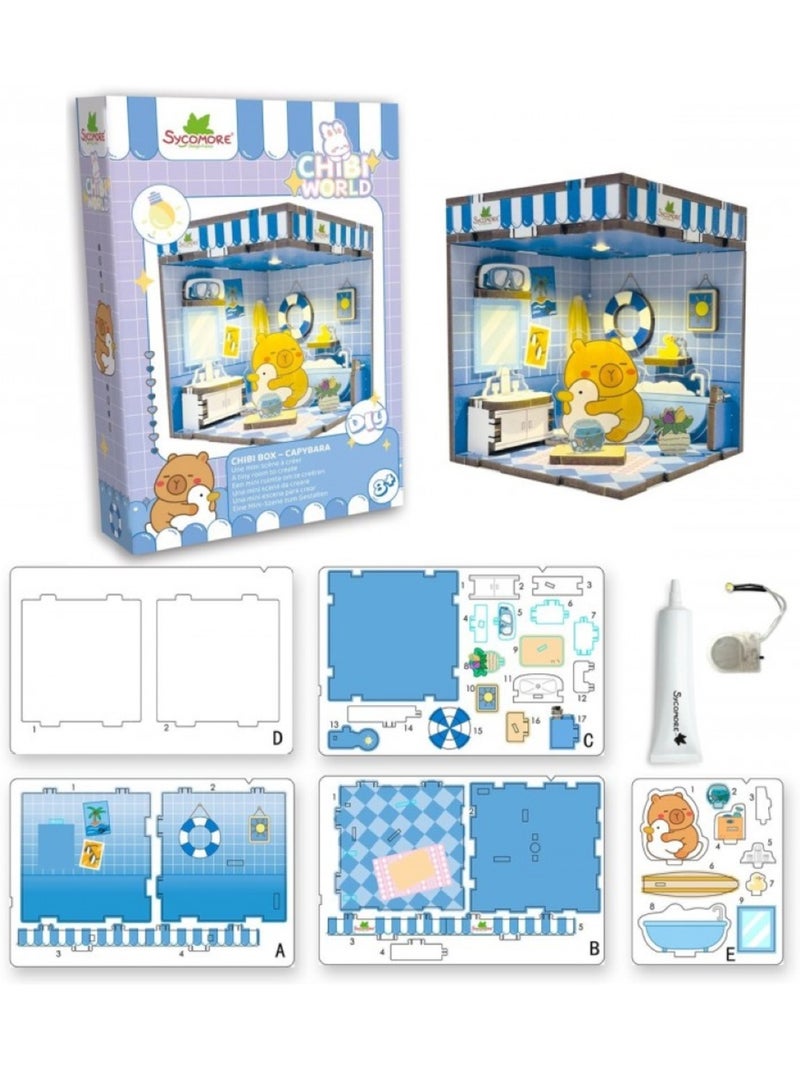 Mini scène à créer chibi box Bleu - Kiabi