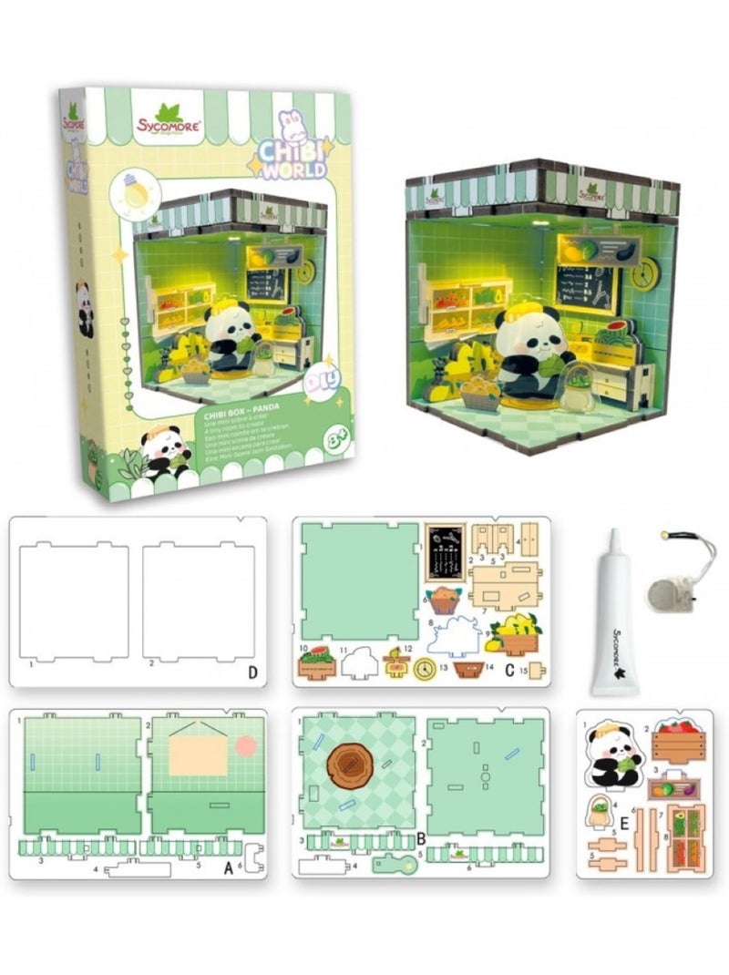 Mini scène à créer chibi box Vert - Kiabi