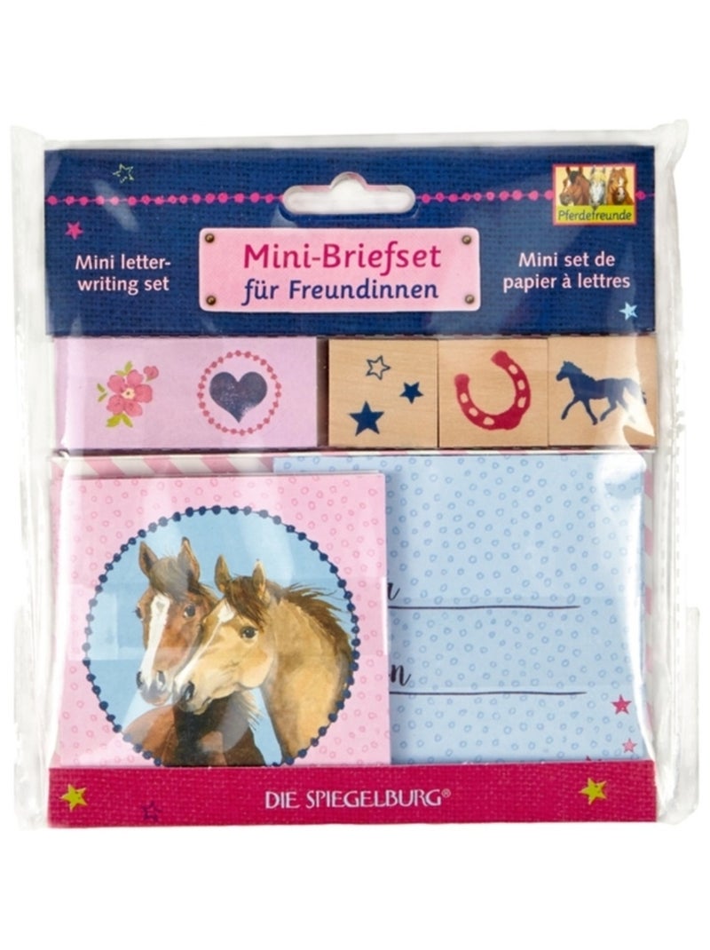 Mini-set de papier à lettres, Les amis des cheveaux Multicolore - Kiabi