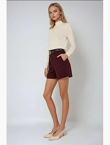 Mini short taille haute hiccup