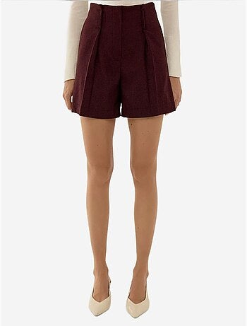 Mini short taille haute