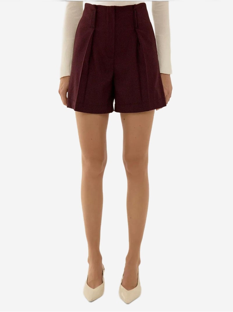 Mini short taille haute Rouge - Kiabi