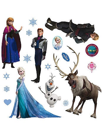 Mini Stickers Disney - La Reine des Neiges - 30 CM x 30 CM