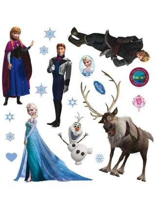 Mini Stickers Disney - La Reine des Neiges - 30 CM x 30 CM