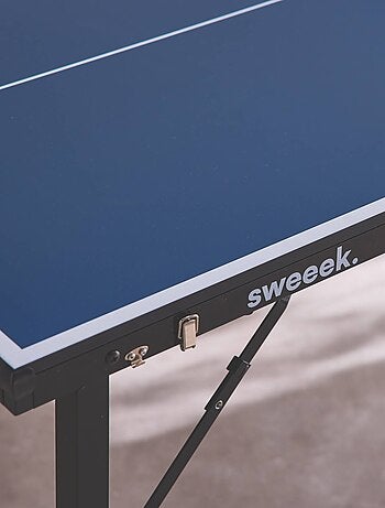 Mini table de ping pong intérieure pliante avec 2 raquettes et 3 balles