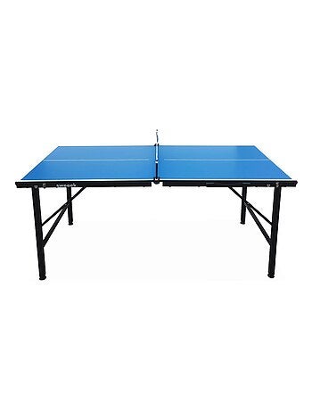 Mini table de ping pong intérieure pliante avec 4 raquettes et 6 balles