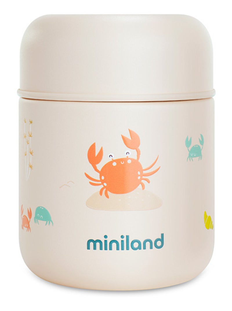 Mini Thermos Crabsy Pour Les Repas Miniland Blanc - Kiabi