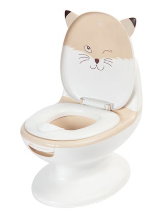 Mini toilette Renard, pot avec bruit de chasse d'eau