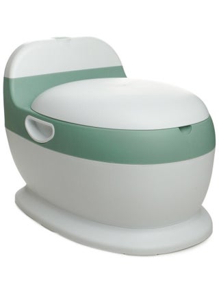 Mini toilettes avec bruit de chasse d'eau