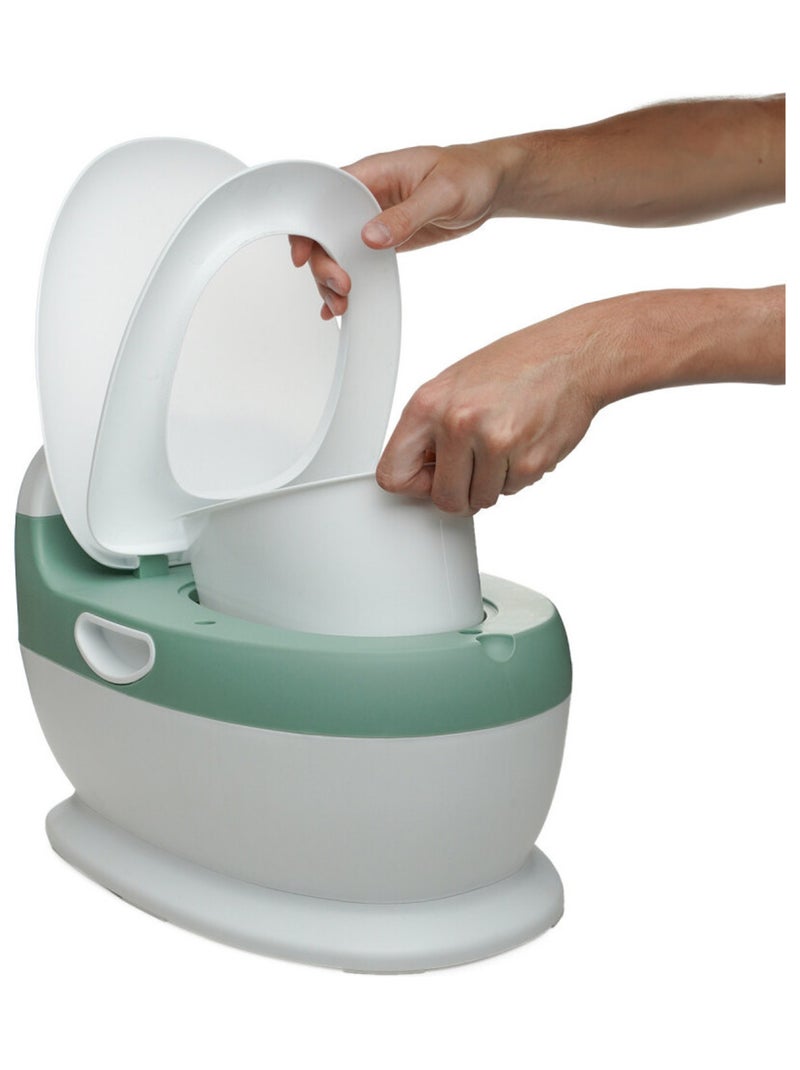 MINI TOILETTES VERT SAUGE avec bruit de chasse d'eau Vert - Kiabi