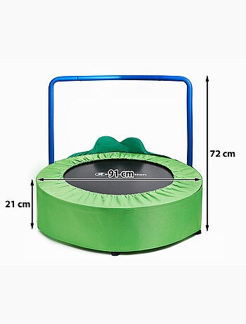 Mini trampoline enfant grenouille avec poignée HyperMotion