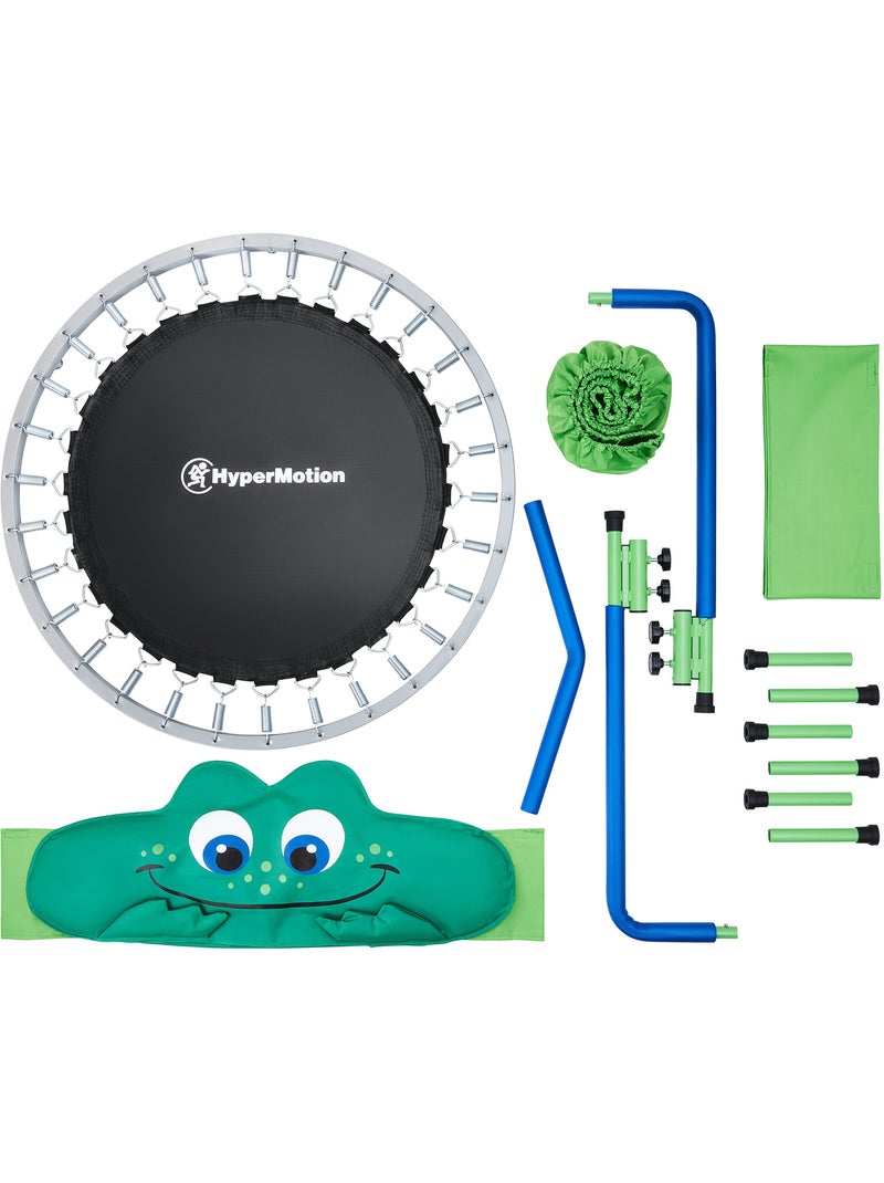 Mini trampoline enfant grenouille avec poignée HyperMotion Vert - Kiabi