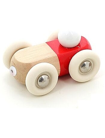 Mini voiture en bois Moit-moit rouge