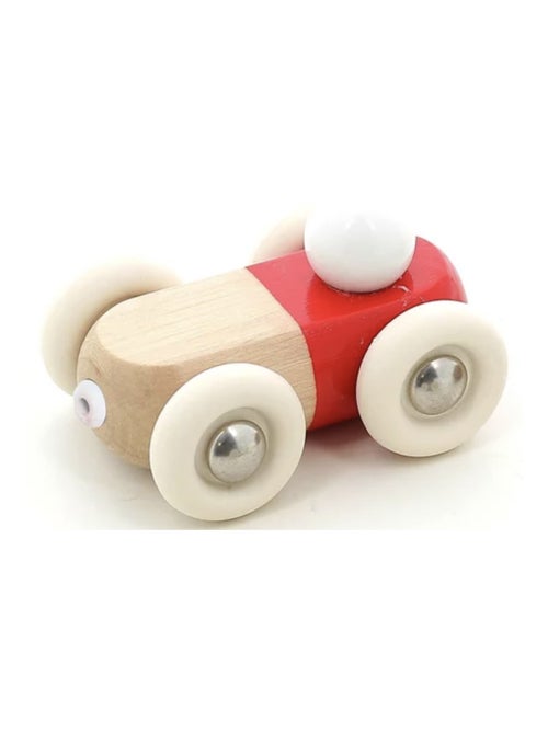 Mini voiture en bois Moit-moit rouge - Kiabi