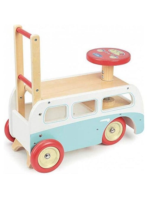 Minibus En Bois Porteur 2 En 1 - Kiabi