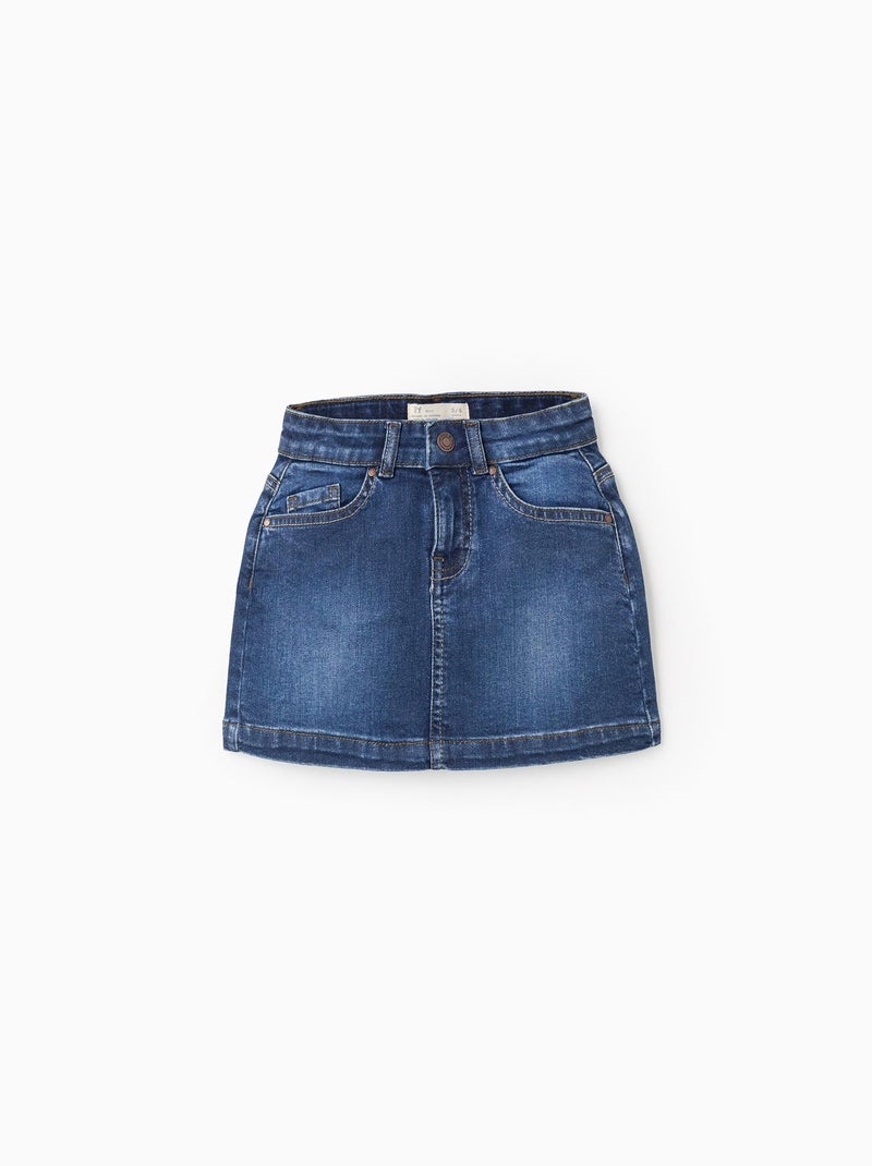 Minijupe en Jean Bleu - Kiabi