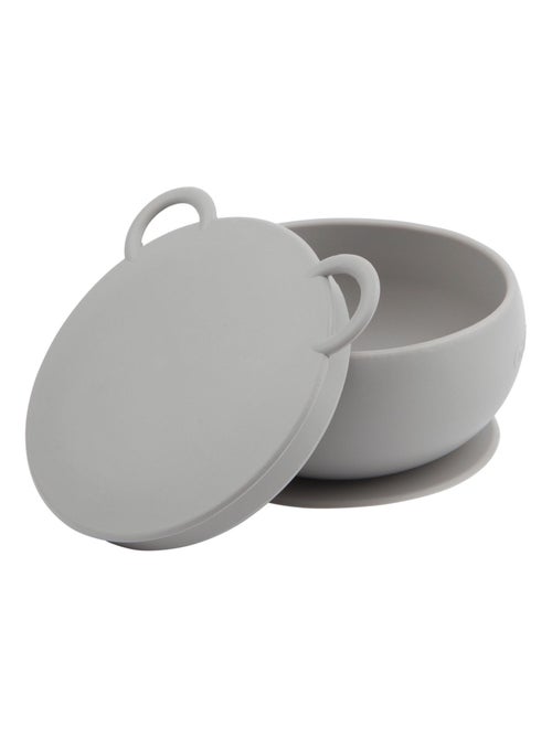 Minikoioi | Bol bébé avec ventouse et couvercle en silicone - Kiabi