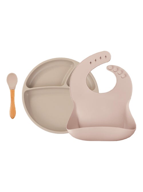 Minikoioi | Coffret repas comme un grand Assiette Cuillère Bavoir - Kiabi