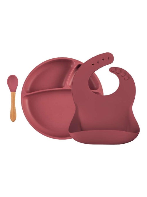 Minikoioi | Coffret repas comme un grand Assiette Cuillère Bavoir - Kiabi