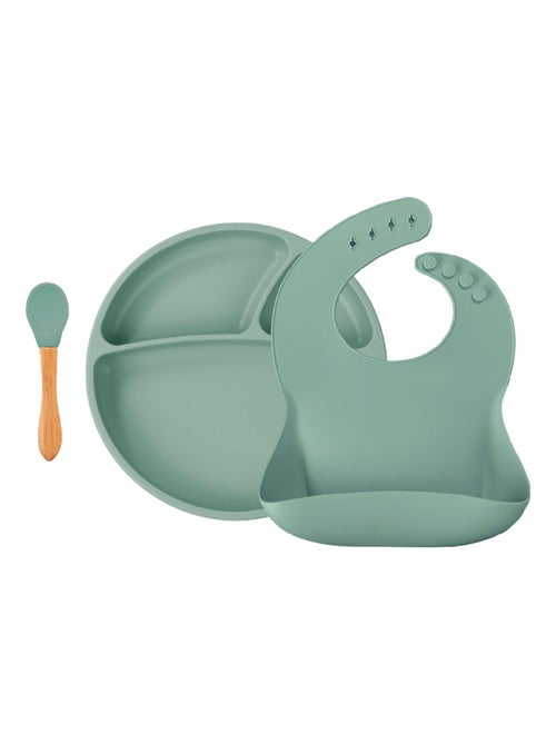Minikoioi | Coffret repas comme un grand Assiette Cuillère Bavoir - Kiabi