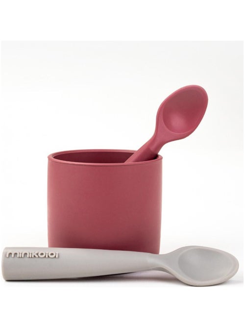 Minikoioi | Cuillère bébé en 100% silicone - Kiabi