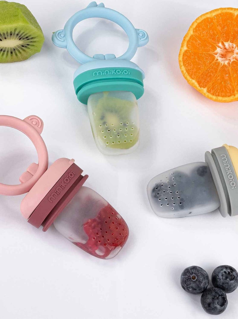 Minikoioi | Grignoteur bébé en silicone innovant Marron caramel - Kiabi
