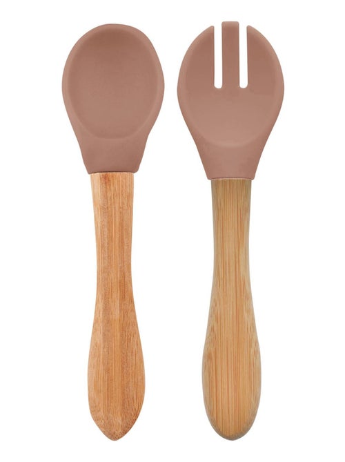 Minikoioi | Set de couverts bébé fourchette et cuillère - Kiabi