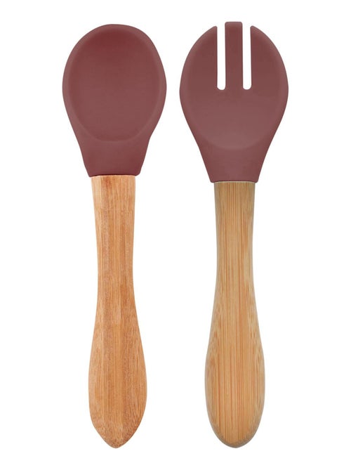 Minikoioi | Set de couverts bébé fourchette et cuillère - Kiabi