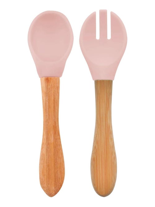 Minikoioi | Set de couverts bébé fourchette et cuillère - Kiabi