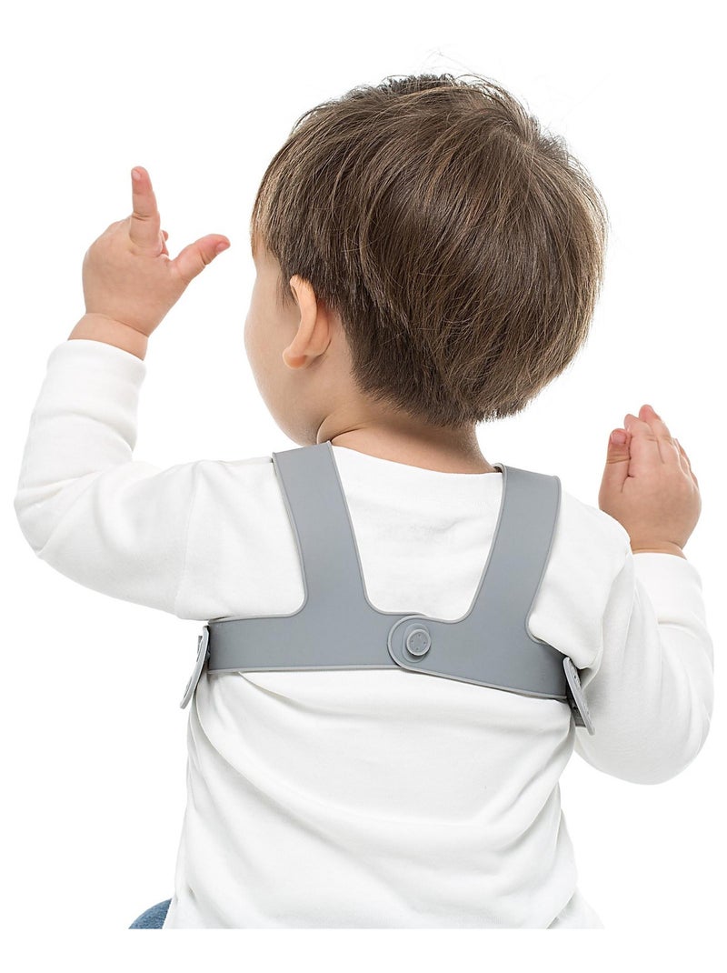 Minikoioi|Bavoir récupérateur en silicone Gris - Kiabi